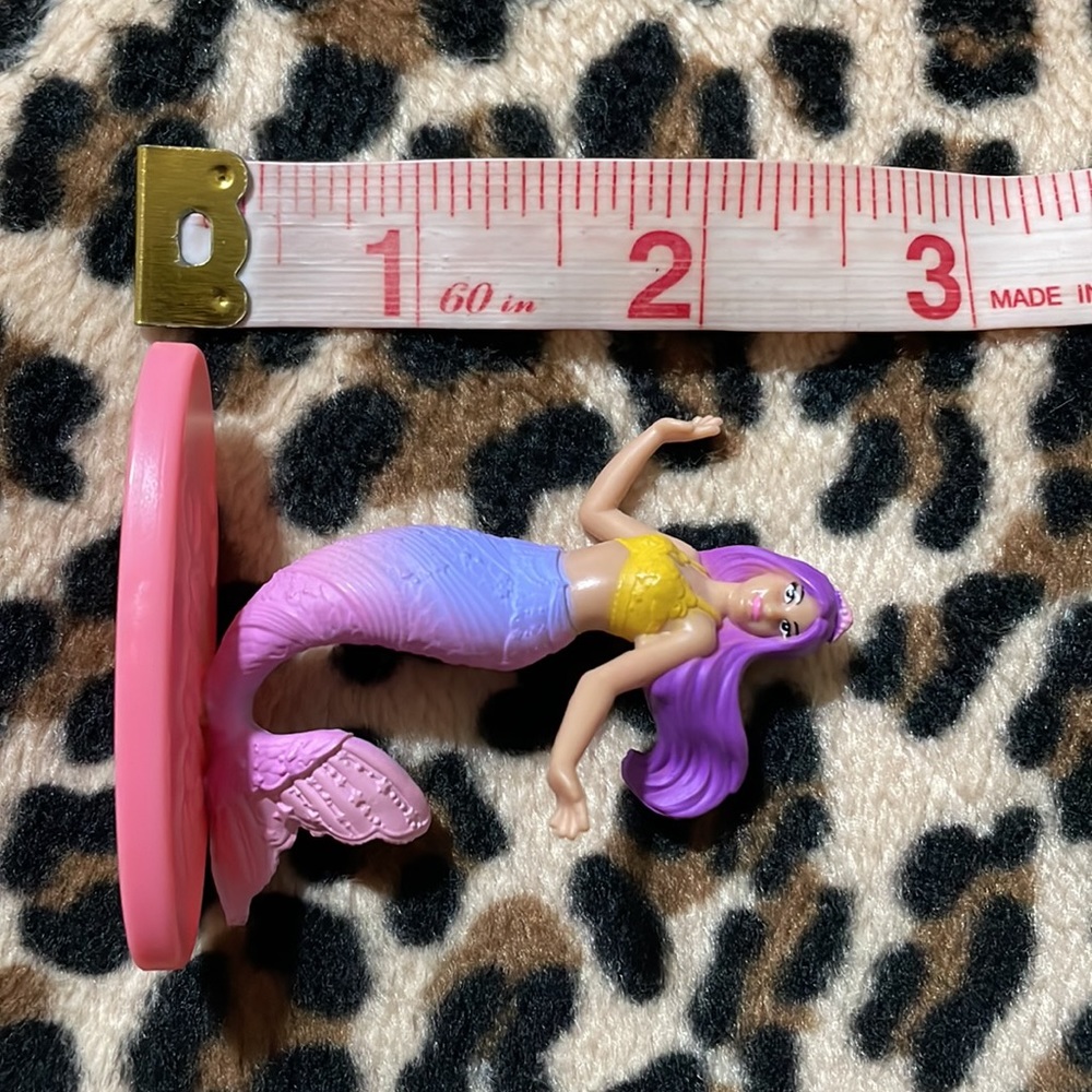BARBIE 🩷💜 Micro Collection Mini Figure Mermaid Pop Star Dreamtopia Purple Cake - Picture 11 of 15